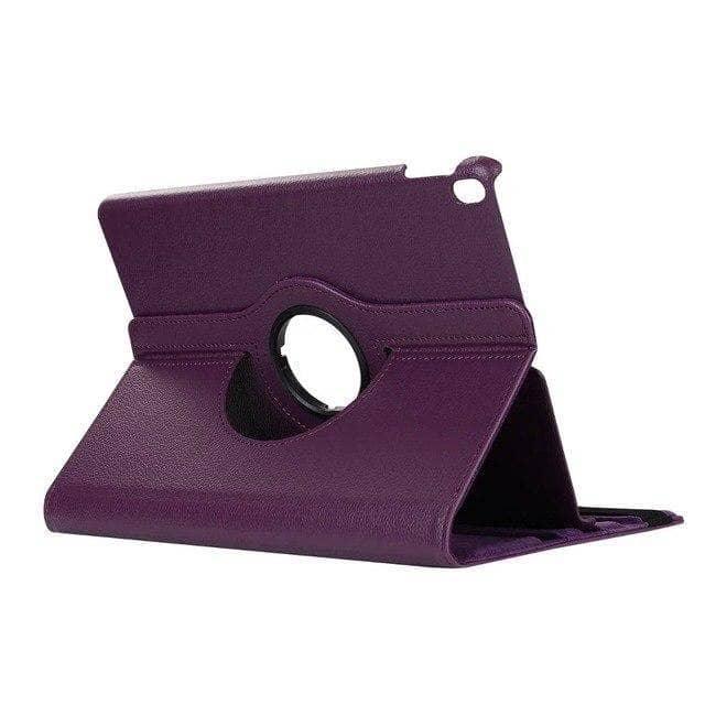 iPad Pro 12.9 2018 Leather Look 360 Rotating Bracket Flip Smart Stand Case - CaseBuddy