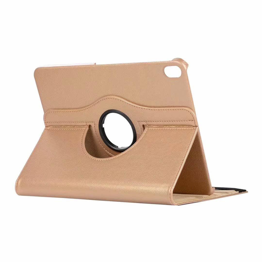 iPad Pro 12.9 2018 Leather Look 360 Rotating Bracket Flip Smart Stand Case - CaseBuddy