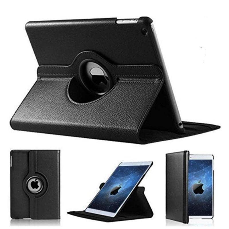 iPad Pro 12.9 2018 Leather Look 360 Rotating Bracket Flip Smart Stand Case - CaseBuddy