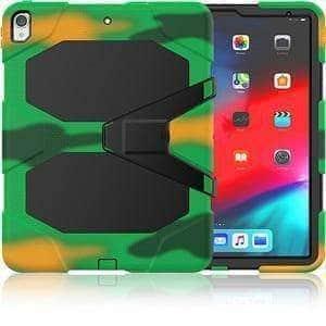 CaseBuddy Casebuddy iPad Pro 12.9 (2018) Shockproof Hard Military Heavy Duty Silicone Rugged Stand Protective Case