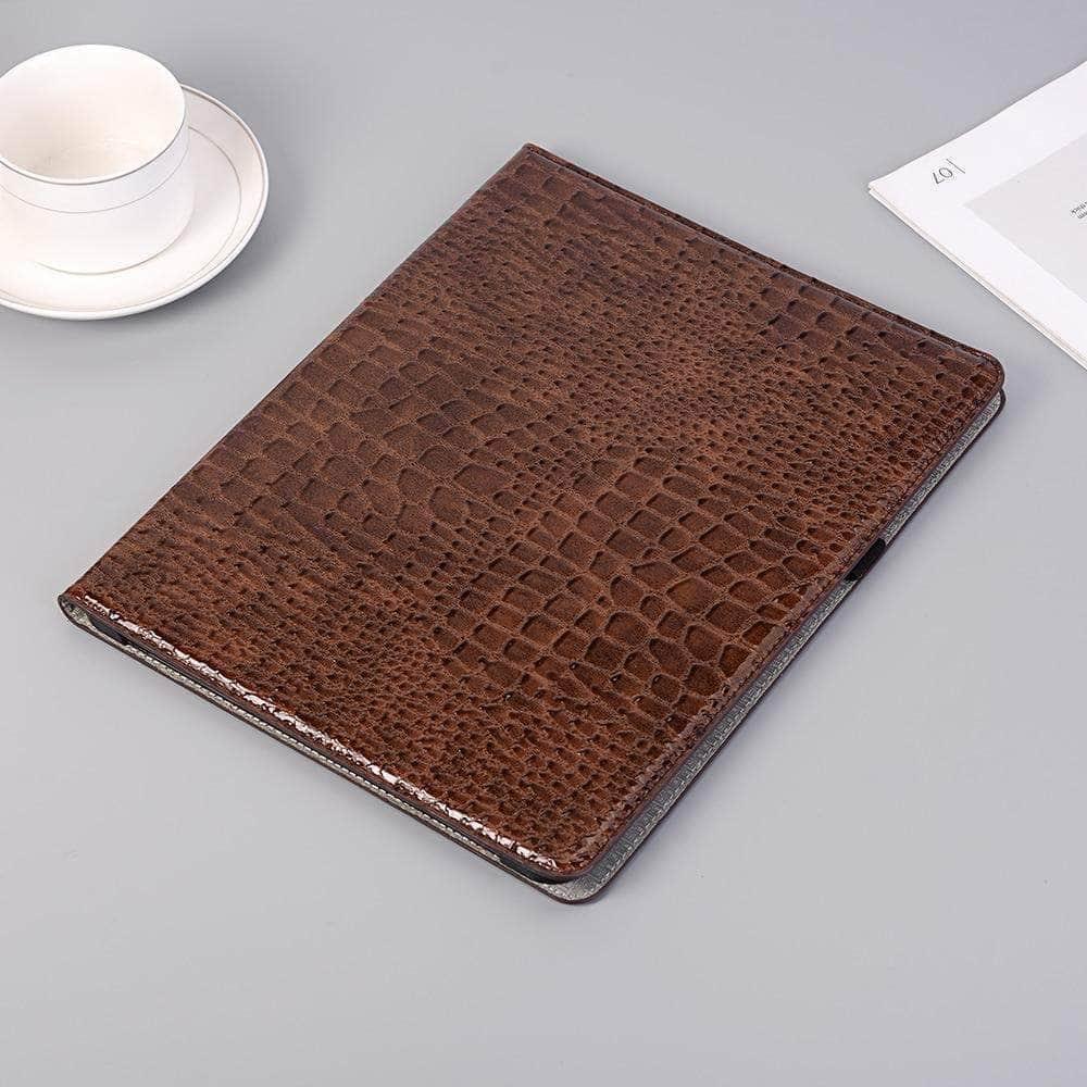 CaseBuddy Australia Casebuddy iPad Pro 12.9 2020 Premium PU Leather Crocodile Pattern Smart Case