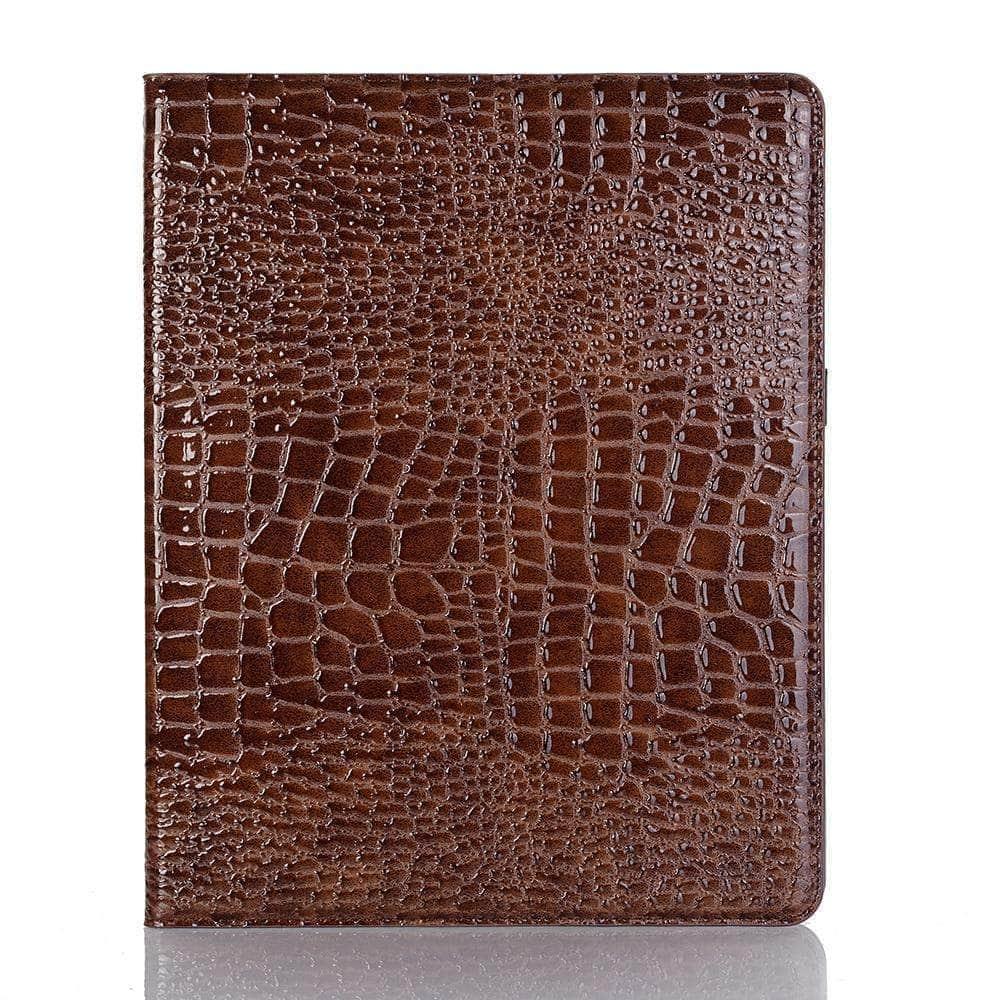 CaseBuddy Australia Casebuddy iPad Pro 12.9 2020 Premium PU Leather Crocodile Pattern Smart Case