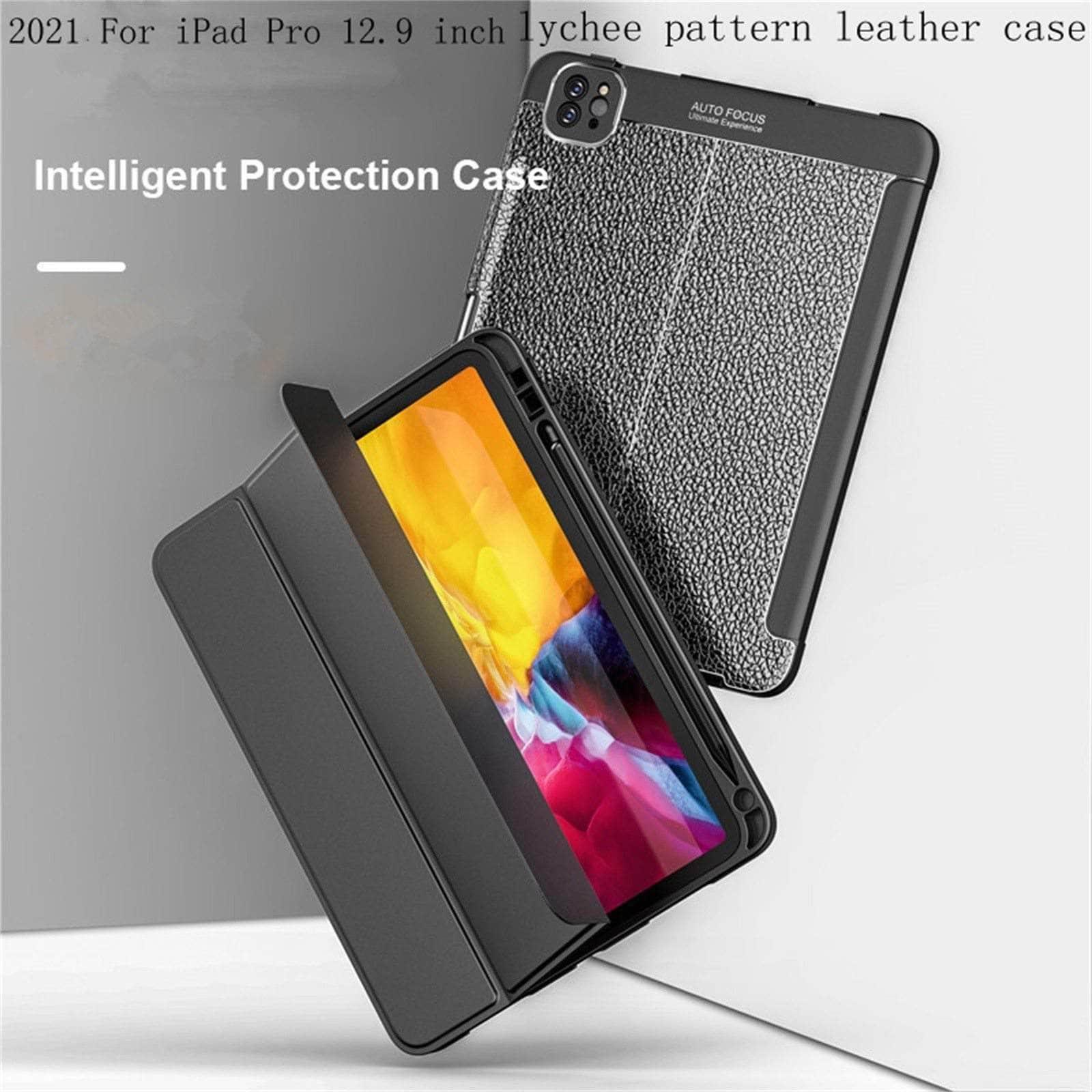 CaseBuddy Australia Casebuddy iPad Pro Protective Leather Look Bracket Automatic Sleep Wake Up Case