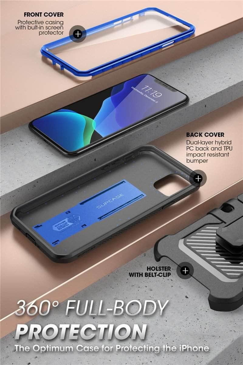 iPhone 11 (2019 Release) SUPCASE UB Pro Full-Body Rugged Holster Cover - CaseBuddy