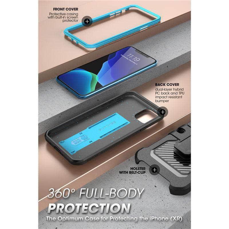 iPhone 11 (2019 Release) SUPCASE UB Pro Full-Body Rugged Holster Cover - CaseBuddy