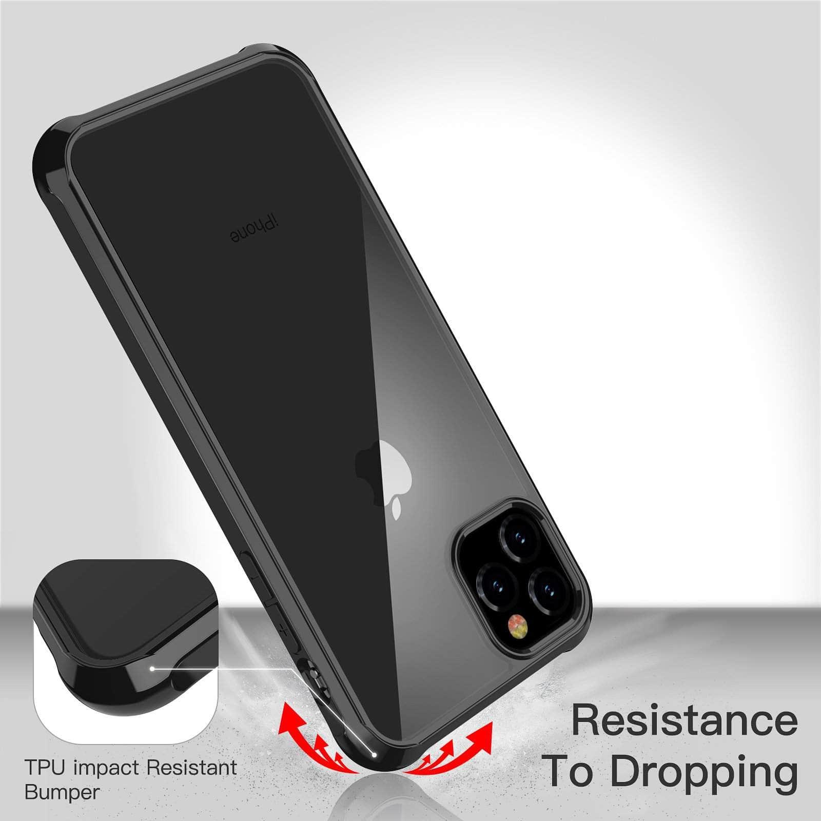 iPhone 11 Pro Max Shockproof 360 Degree Clear Protect Soft TPU Cover - CaseBuddy