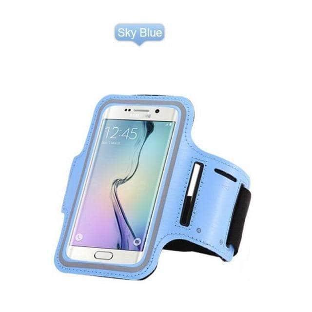 CaseBuddy Australia Casebuddy For iPhone 12 / Skyblue iPhone 12 WorKout Running Gym Belt Armband