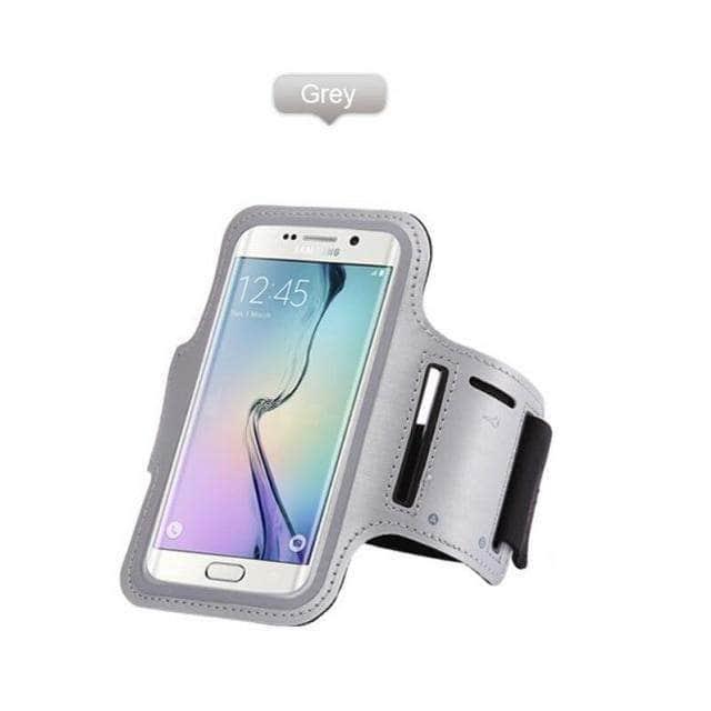 CaseBuddy Australia Casebuddy For iPhone 12 / Grey iPhone 12 WorKout Running Gym Belt Armband