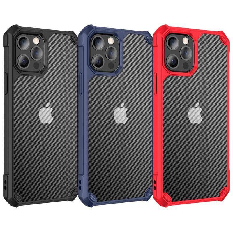 CaseBuddy Australia Casebuddy iPhone 13 & 13 Pro Airbag Carbon Fiber Shockproof Case