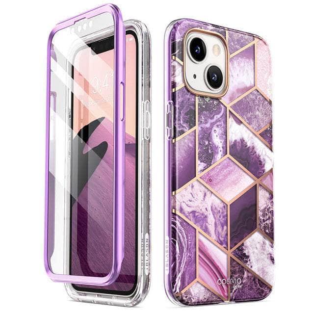 CaseBuddy Australia Casebuddy iPhone 13 I-BLASON Cosmo Glitter Marble Bumper