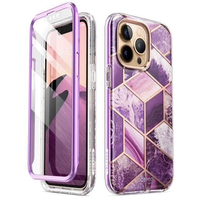 CaseBuddy Australia Casebuddy PC + TPU / Purple iPhone 13 Pro I-BLASON Cosmo Slim Full-Body Protective Case