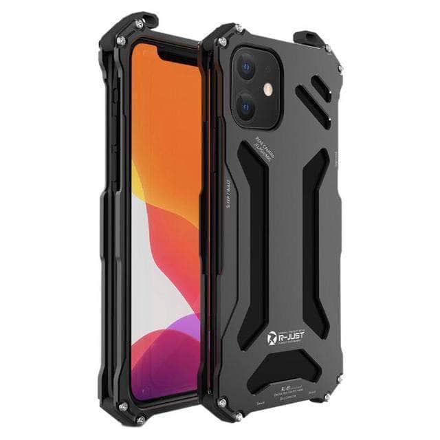 CaseBuddy Australia Casebuddy for iphone13 pro max / Black iPhone 13 Pro Max Aluminum Metal Heavy Duty Armor Bumper