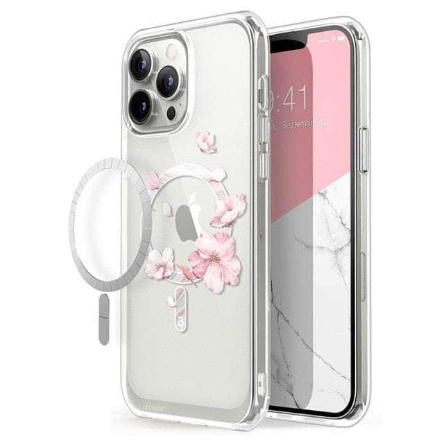 CaseBuddy Australia Casebuddy PC + TPU / Clear iPhone 13 Pro Max I-BLASON Halo Slim Clear MagSafe Case