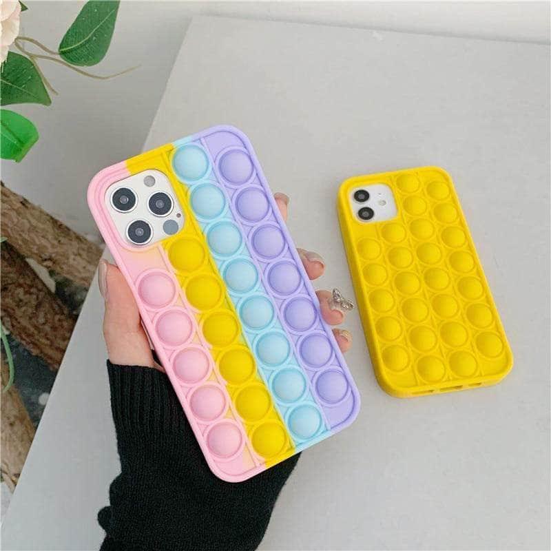 CaseBuddy Australia Casebuddy iPhone 13 Pro Stress Reliever Fidget Push Bubble Case