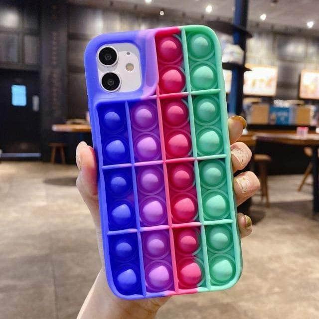 CaseBuddy Australia Casebuddy for iPhone 13 / LanLv iPhone 13 & 13 Pro Stress Reliever Fidget Push Bubble Case