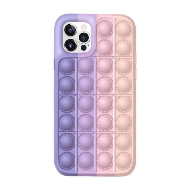 CaseBuddy Australia Casebuddy for iPhone 13 / ZiFen iPhone 13 & 13 Pro Stress Reliever Fidget Push Bubble Case