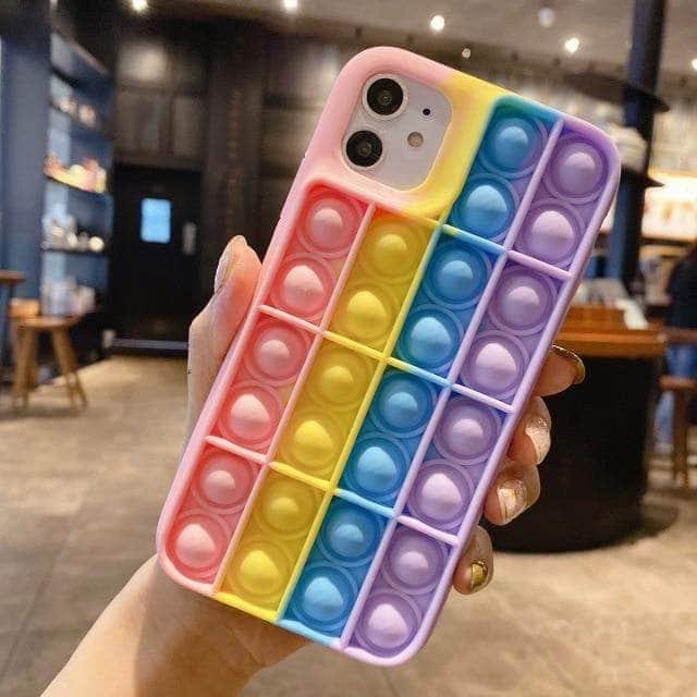 CaseBuddy Australia Casebuddy for iPhone 13 / FenZi iPhone 13 & 13 Pro Stress Reliever Fidget Push Bubble Case