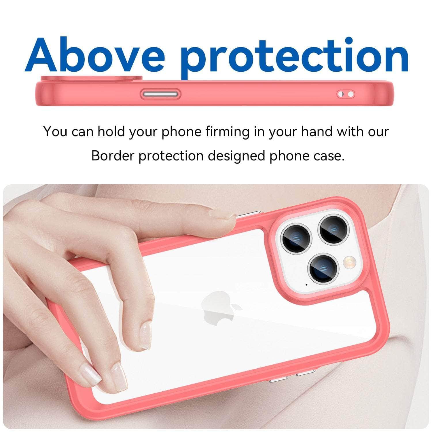 Casebuddy iPhone 14 Acrylic Fitted Shockproof Anti-Slip Case