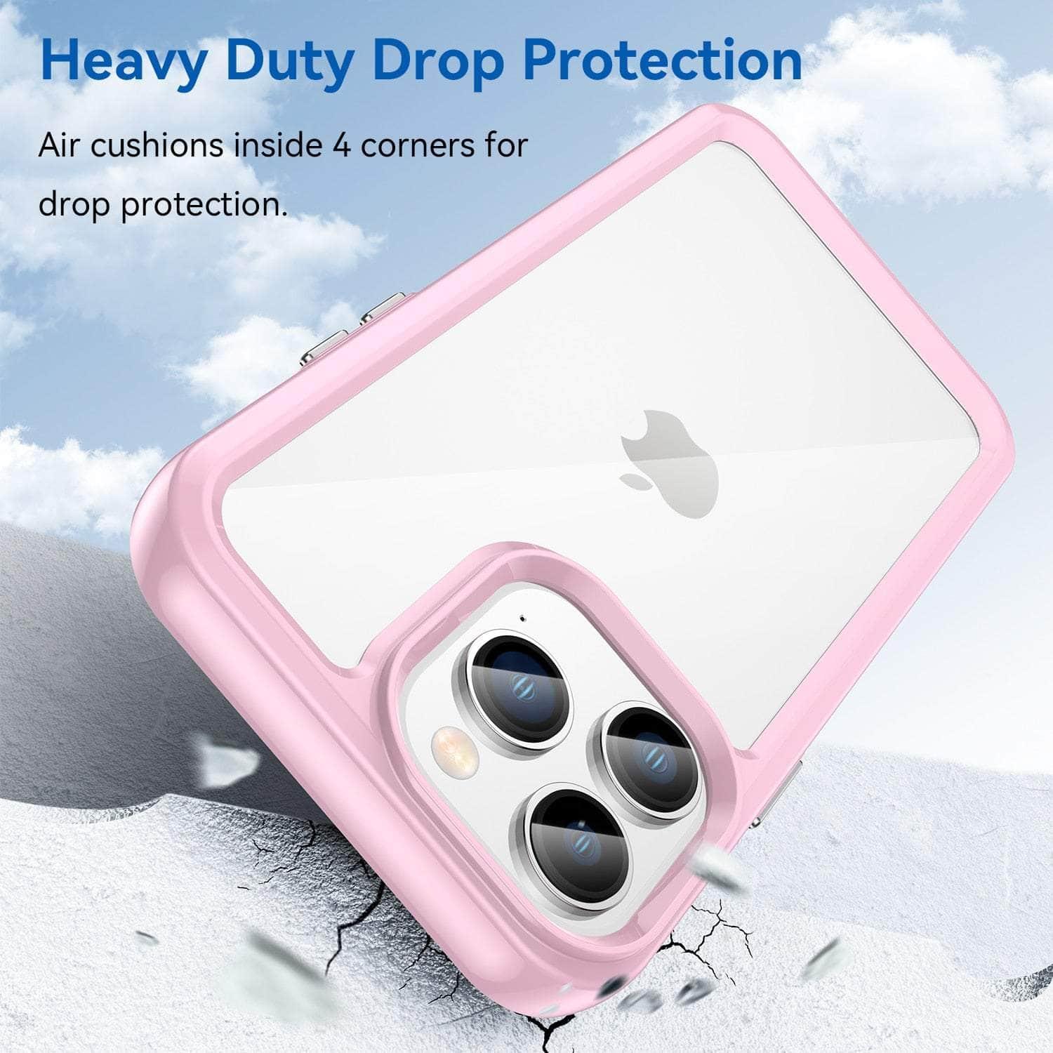 Casebuddy iPhone 14 Acrylic Fitted Shockproof Anti-Slip Case