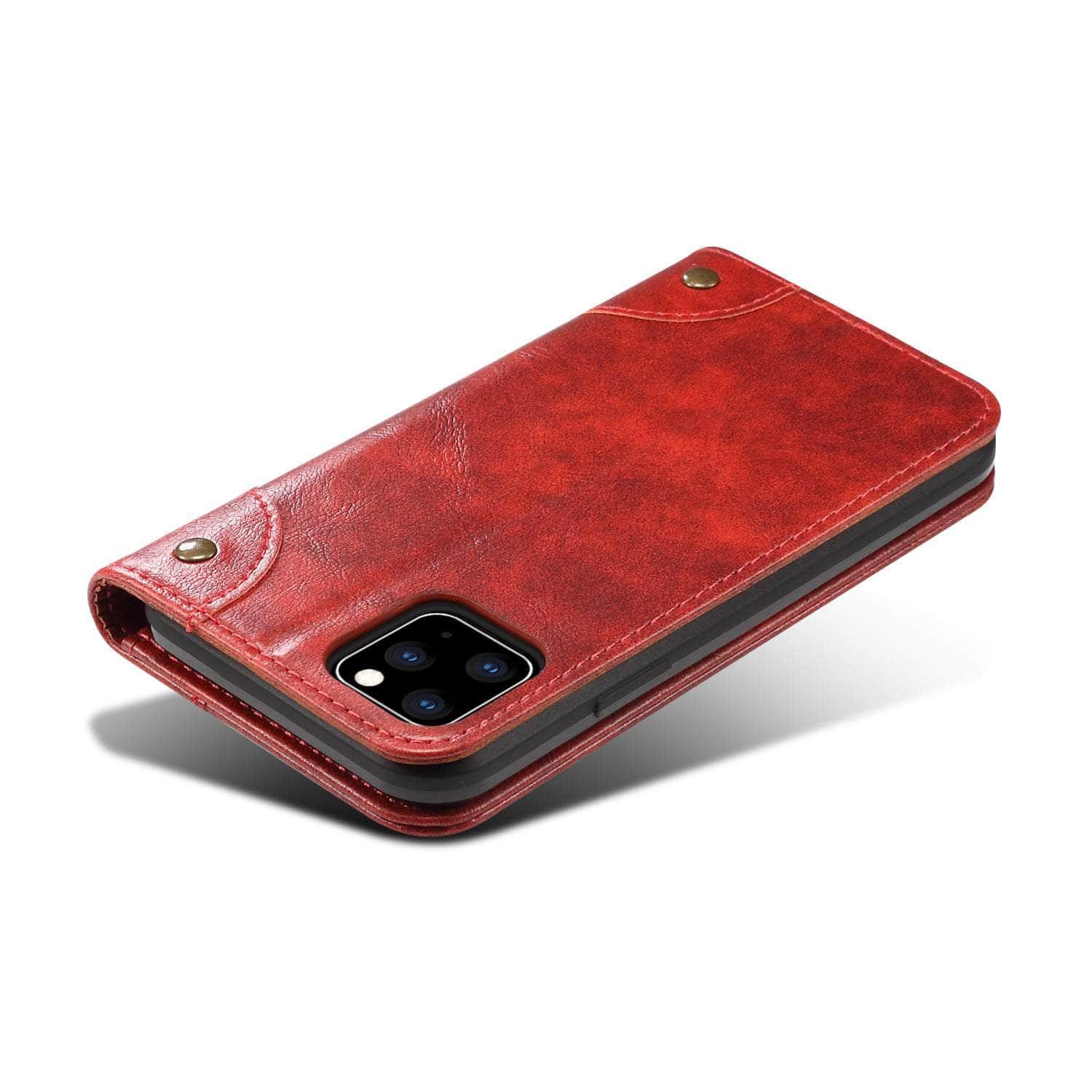 Casebuddy iPhone 14 Classic Wallet Flip Leather Case