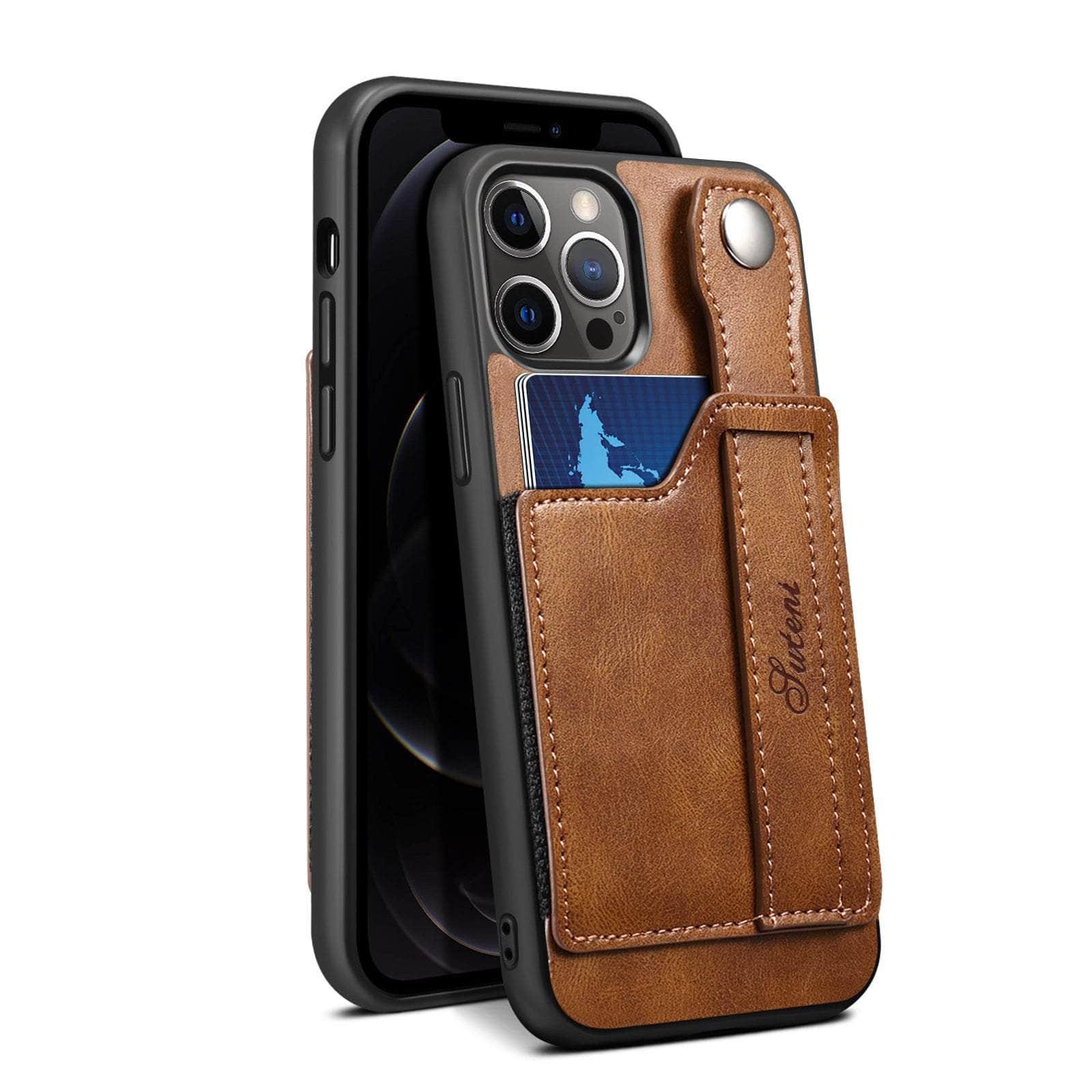 Casebuddy iPhone 14 Cover With Leather Strap