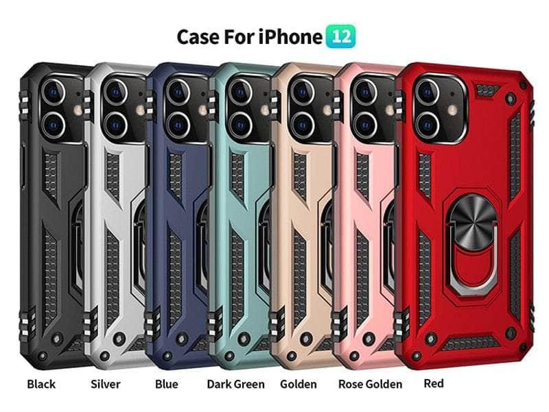 Casebuddy iPhone 14 Finger Metal Ring Holder Cover