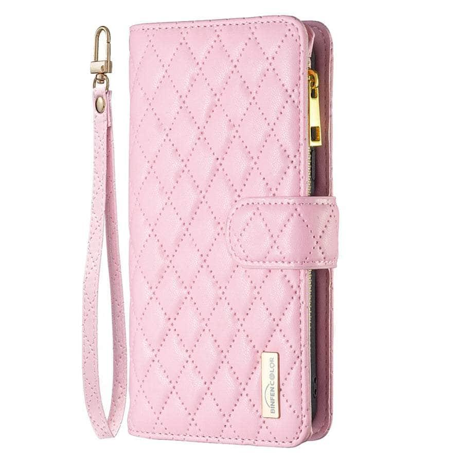 Casebuddy iPhone 14 Flip Zipper Leather Case