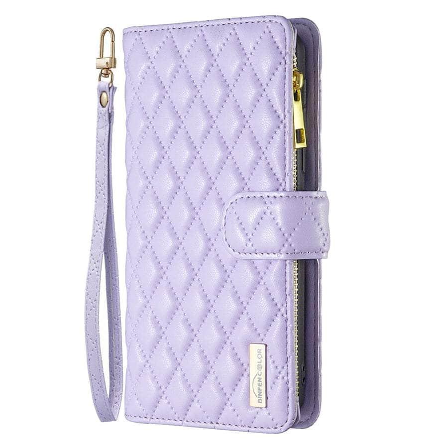 Casebuddy iPhone 14 Flip Zipper Leather Case