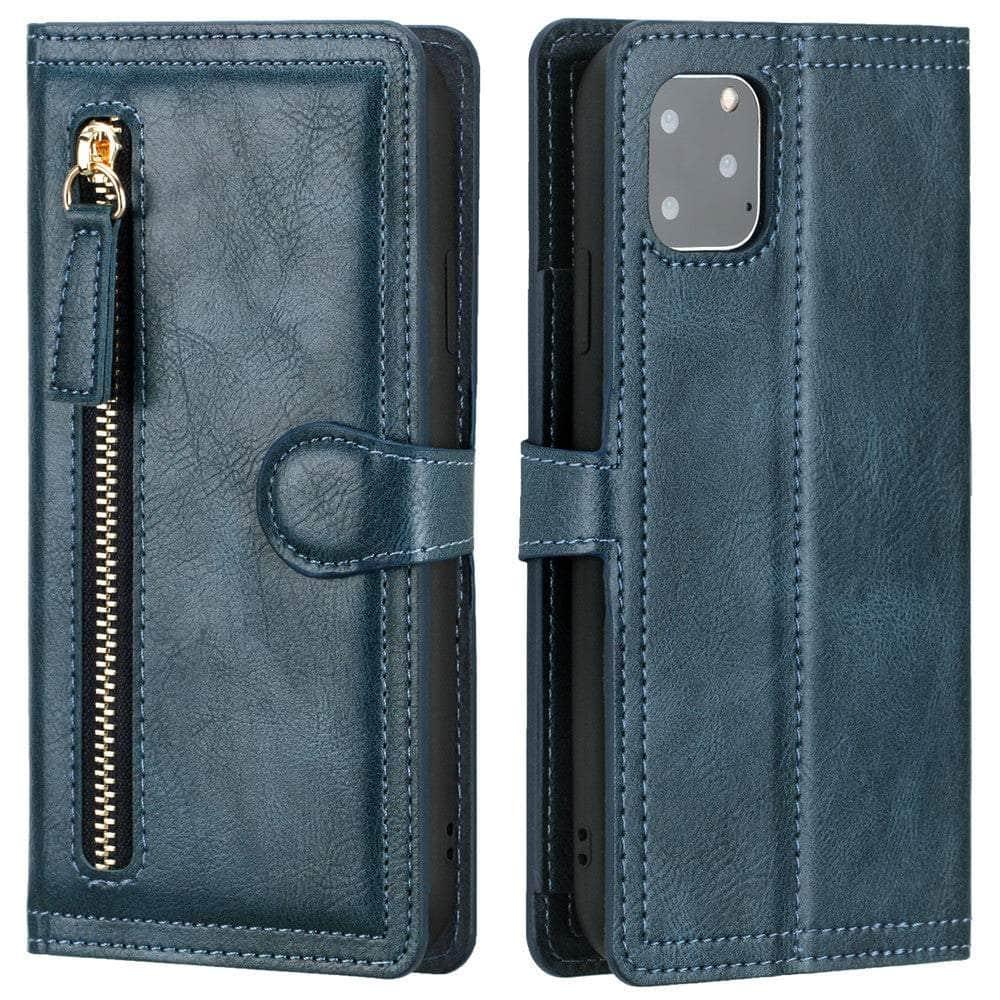 Casebuddy iPhone 14 Leather Wallet Book Case