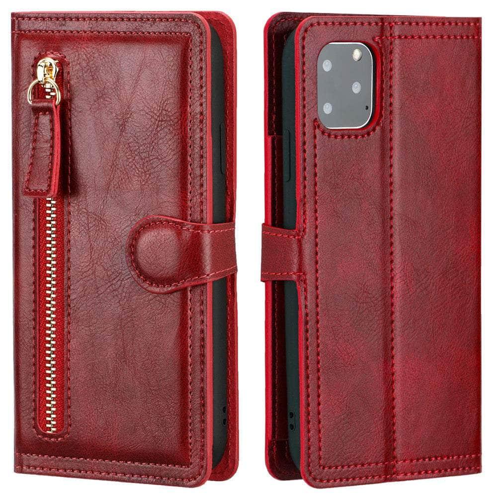 Casebuddy iPhone 14 Leather Wallet Book Case