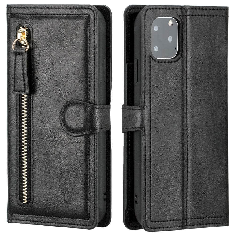 Casebuddy iPhone 14 Max Leather Wallet Book Case