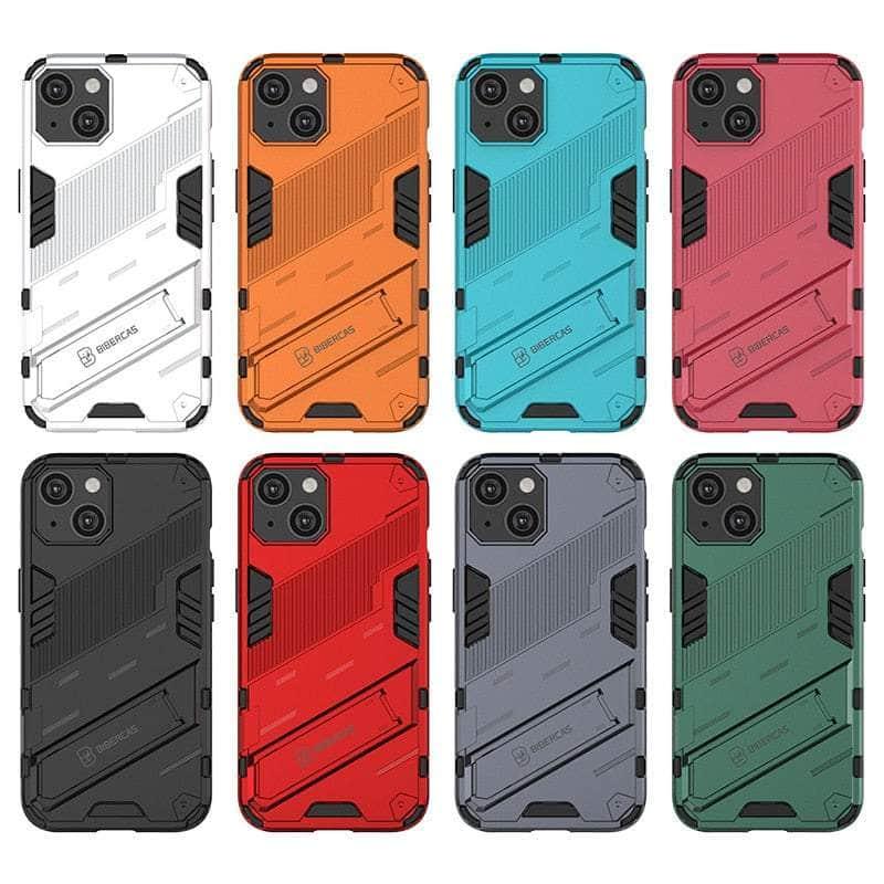 Casebuddy iPhone 14 Max Shockproof Punk Armour Kickstand Bumper