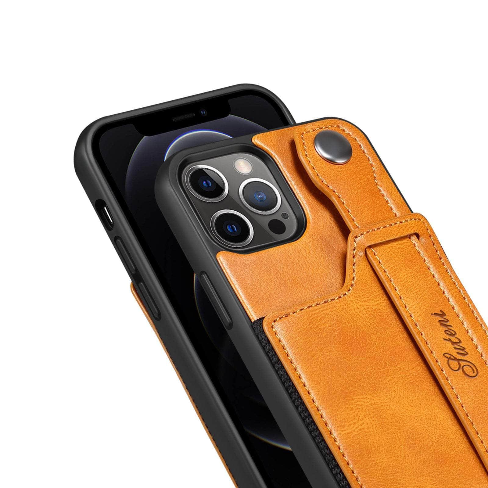 Casebuddy iPhone 14 Pro Cover With Leather Strap