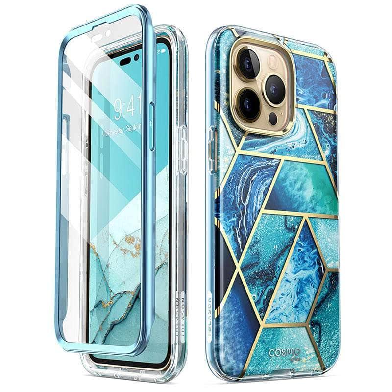 Casebuddy PC + TPU / Ocean iPhone 14 Pro Max I-BLASON Cosmo Slim Full-Body Case