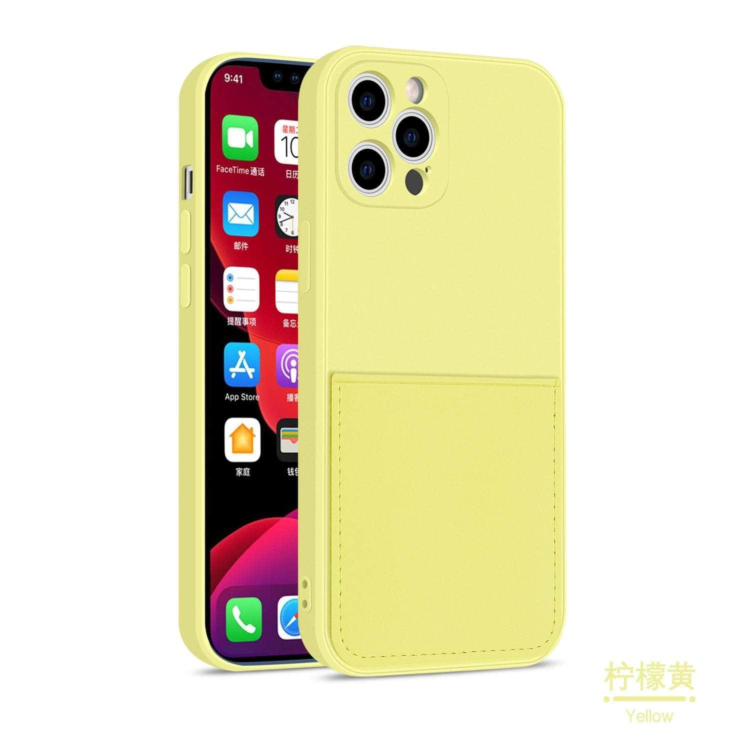 Casebuddy iPhone 14 Pro Max Silicone Card Holder Wallet