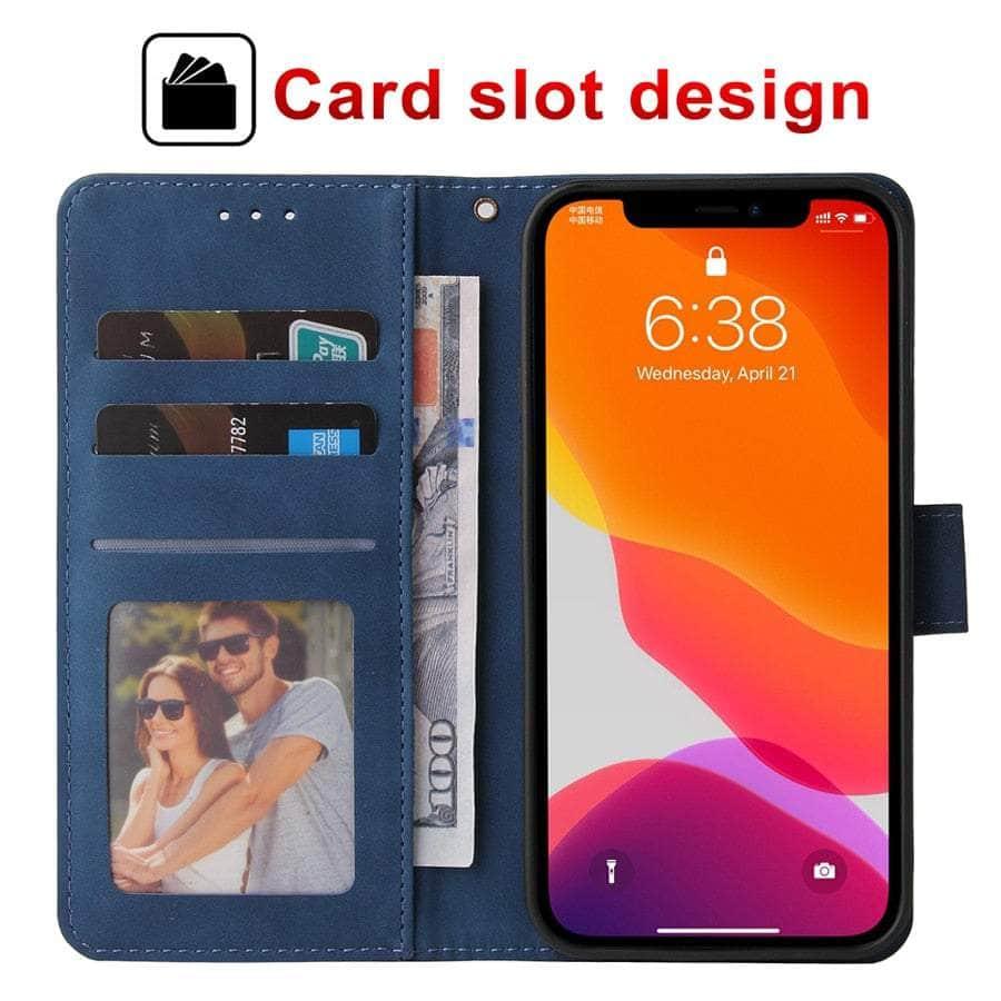 Casebuddy iPhone 14 Pro Max Wallet Lanyard Credit Card Case