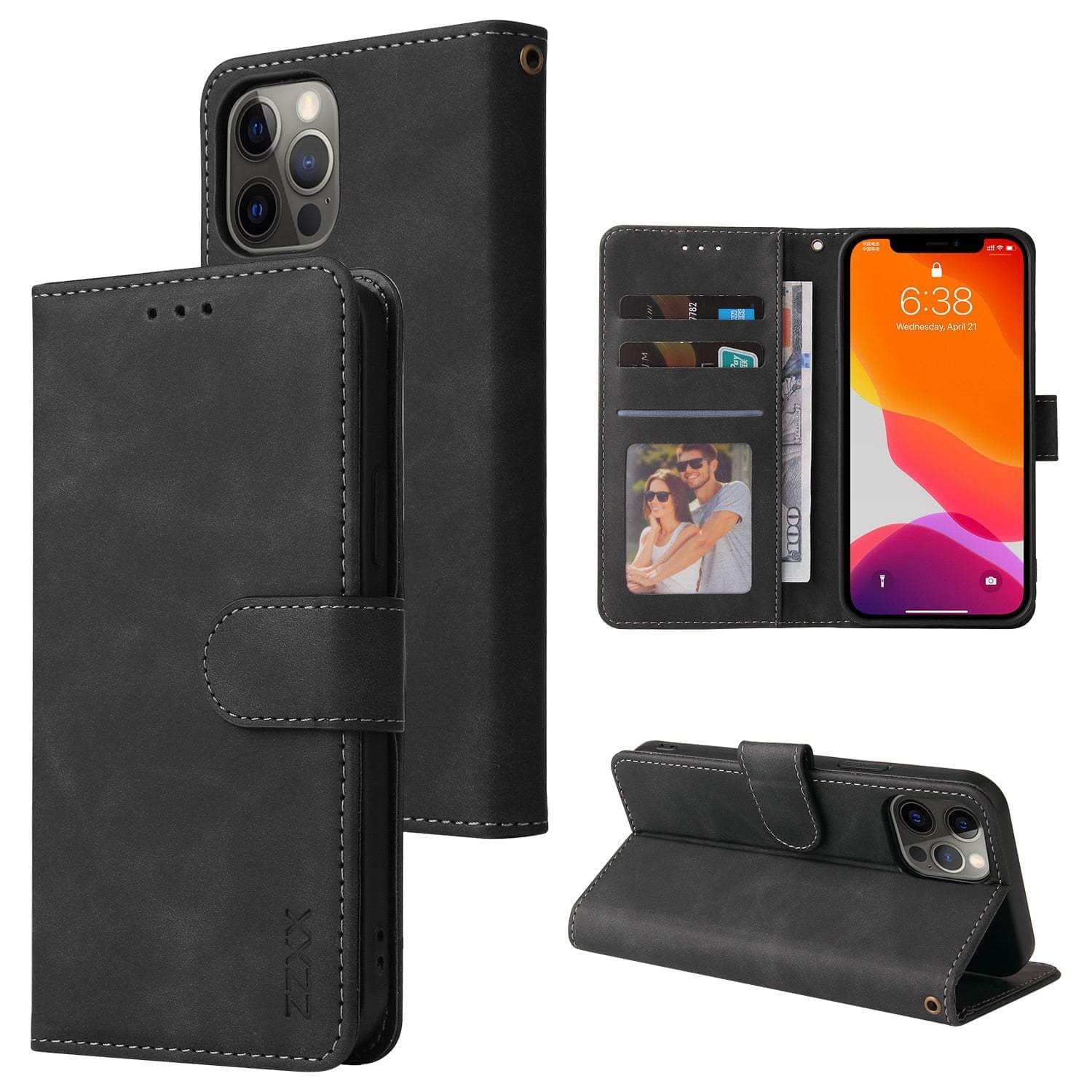 Casebuddy iPhone 14 Pro Max Wallet Leather Case