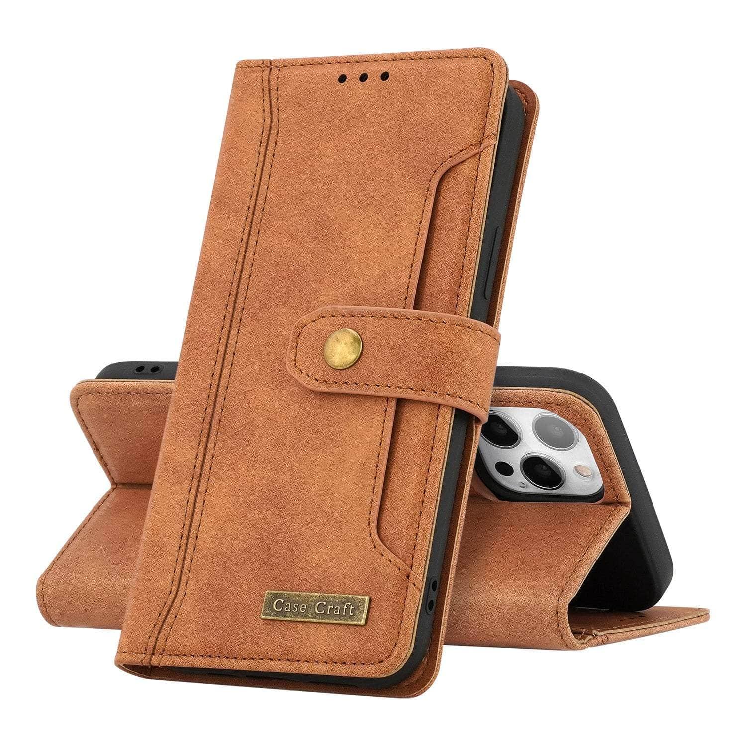 Casebuddy iPhone 14 Wallet Leather Card Slot Case