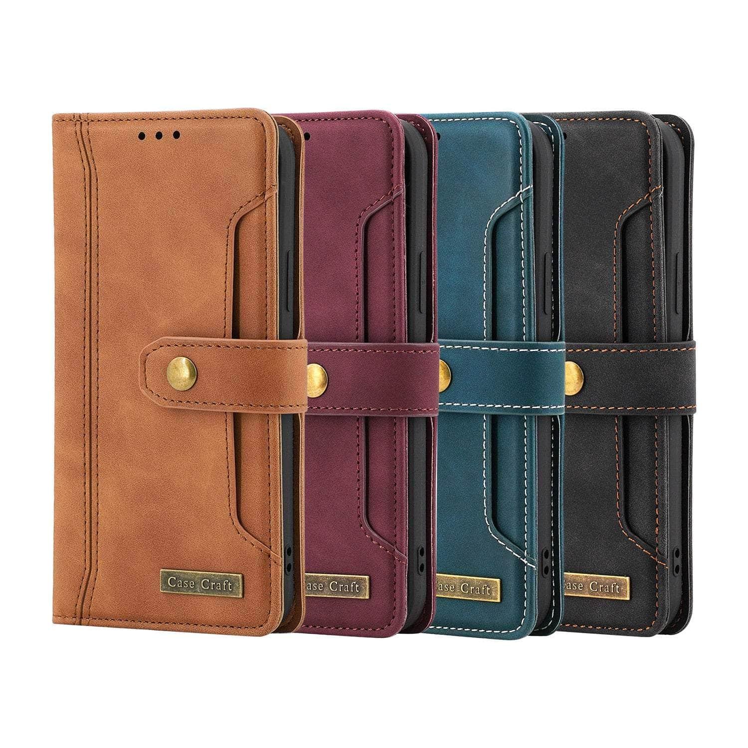 Casebuddy iPhone 14 Wallet Leather Card Slot Case