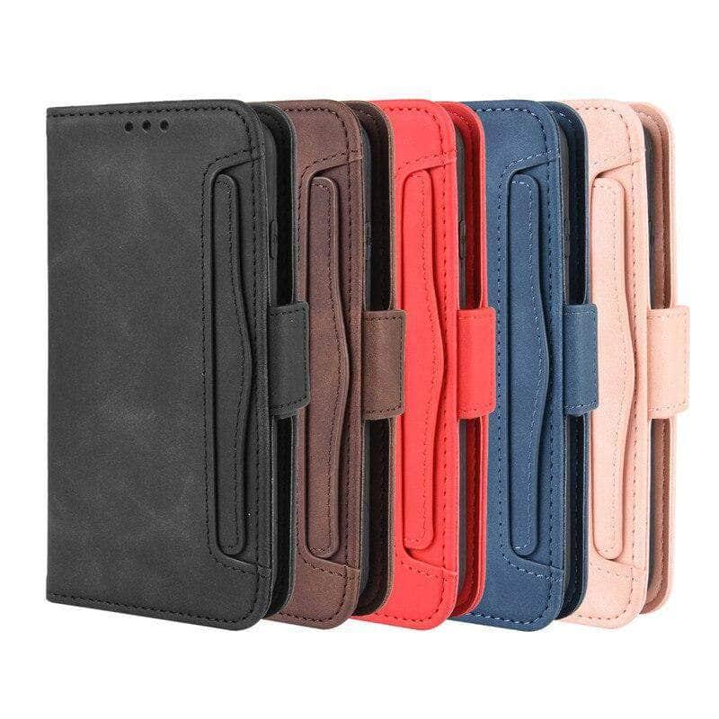 iPhone SE 2020 Multi-Card Slot Leather Book Flip Design Wallet - CaseBuddy