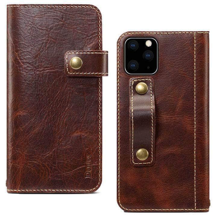 iPhone SE 2020  Real Leather Luxury Wallet Case - CaseBuddy