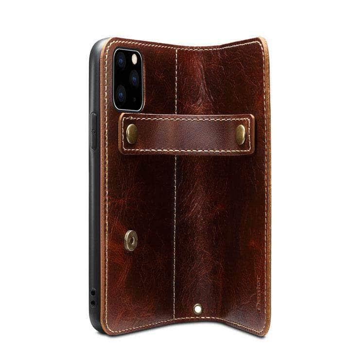 iPhone SE 2020  Real Leather Luxury Wallet Case - CaseBuddy