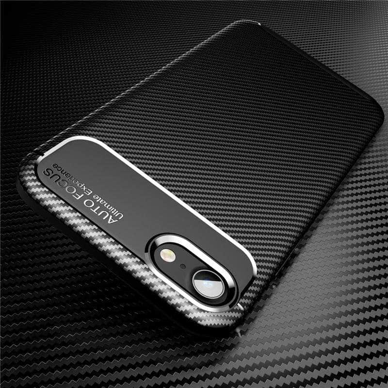 iPhone SE 2020 Shockproof Carbon Fiber TPU Case - CaseBuddy