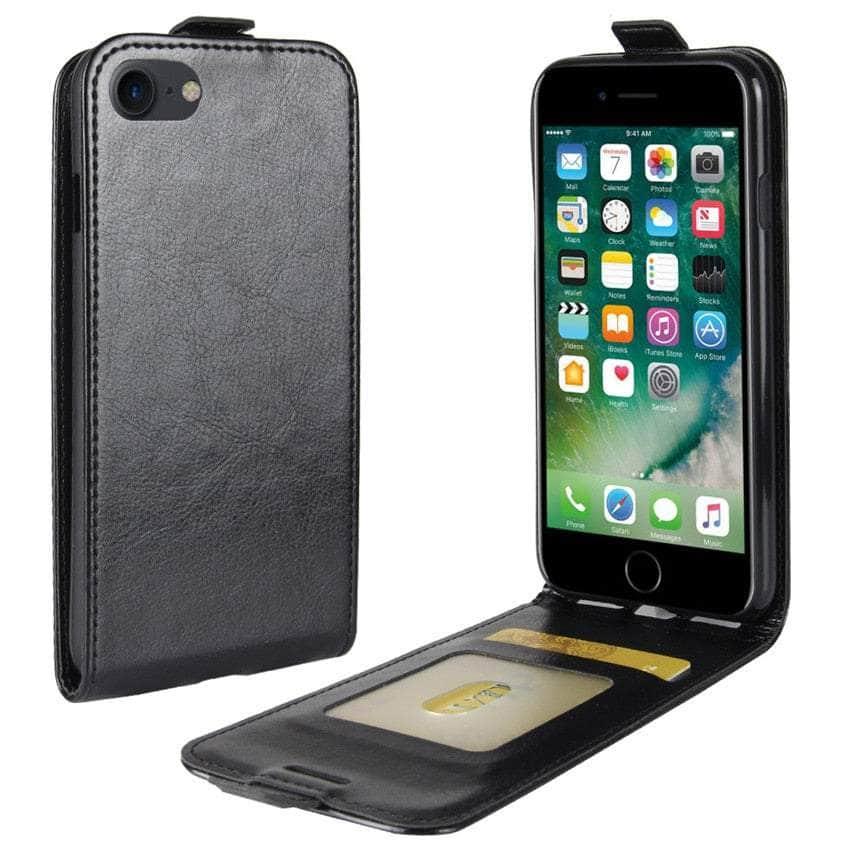 CaseBuddy Australia Casebuddy iPhone SE 2022 Vertical Flip Leather Case