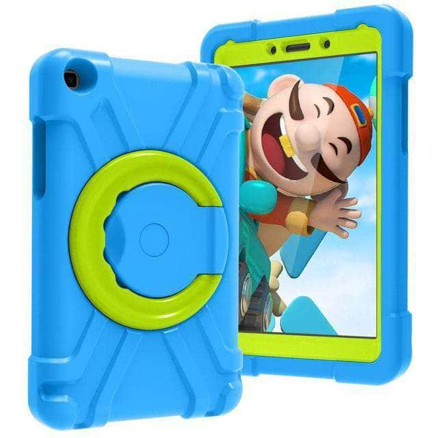 CaseBuddy Australia Casebuddy 7 / T290 Kids Case Galaxy Tab A 8.0 T290 T295 Rotating EVA Foam Defender case