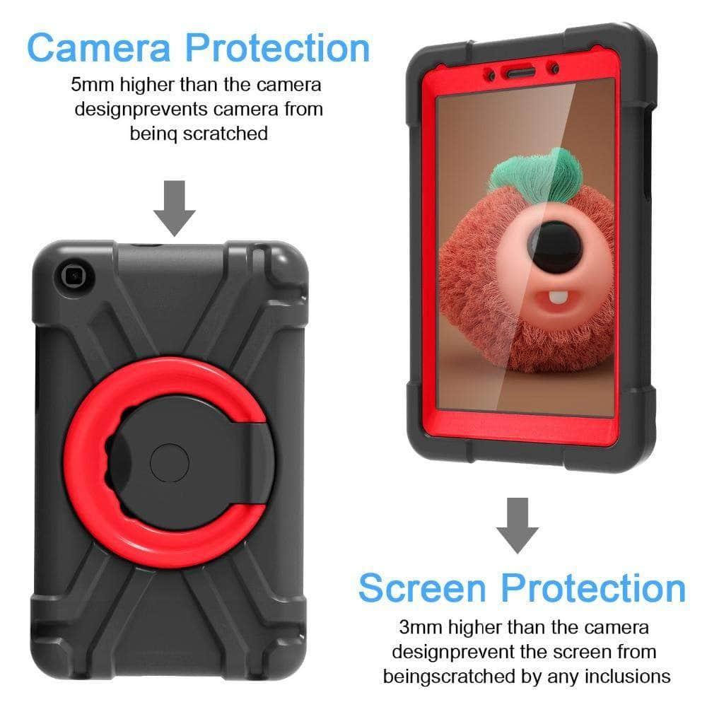 CaseBuddy Australia Casebuddy Kids Case Galaxy Tab A 8.0 T290 T295 Rotating EVA Foam Defender case