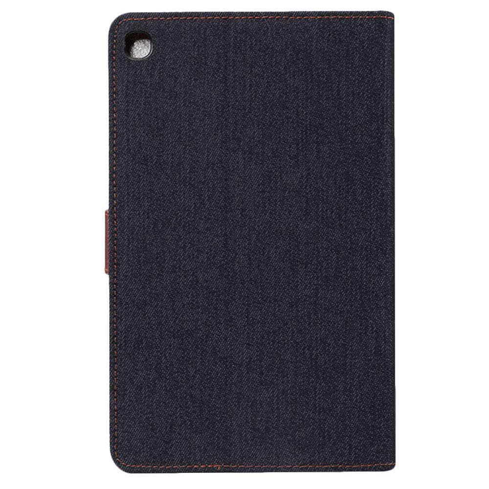 Leather Jean Samsung Galaxy Tab A 8.0 2019 S Pen P200 P205 SM-P200 SM-P205 Case Auto Sleep Wake Smart Case Cover - CaseBuddy