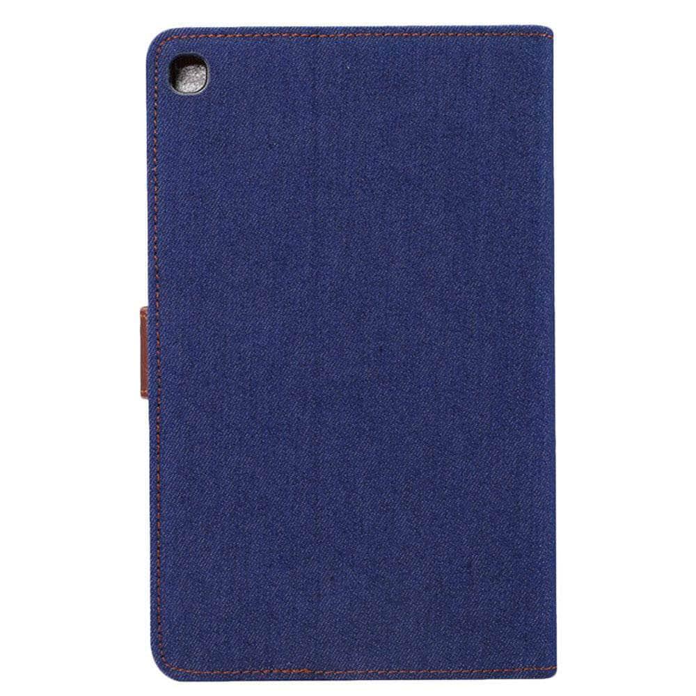 Leather Jean Samsung Galaxy Tab A 8.0 2019 S Pen P200 P205 SM-P200 SM-P205 Case Auto Sleep Wake Smart Case Cover - CaseBuddy