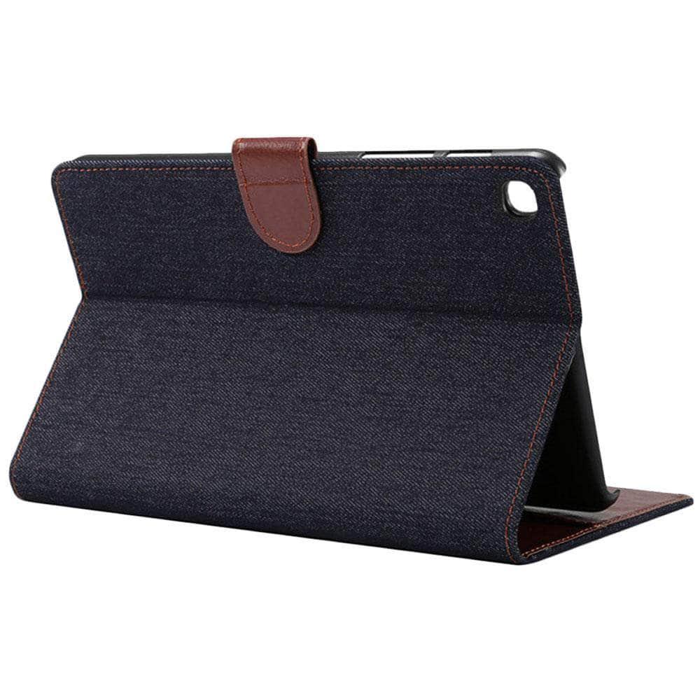 Leather Jean Samsung Galaxy Tab A 8.0 2019 S Pen P200 P205 SM-P200 SM-P205 Case Auto Sleep Wake Smart Case Cover - CaseBuddy