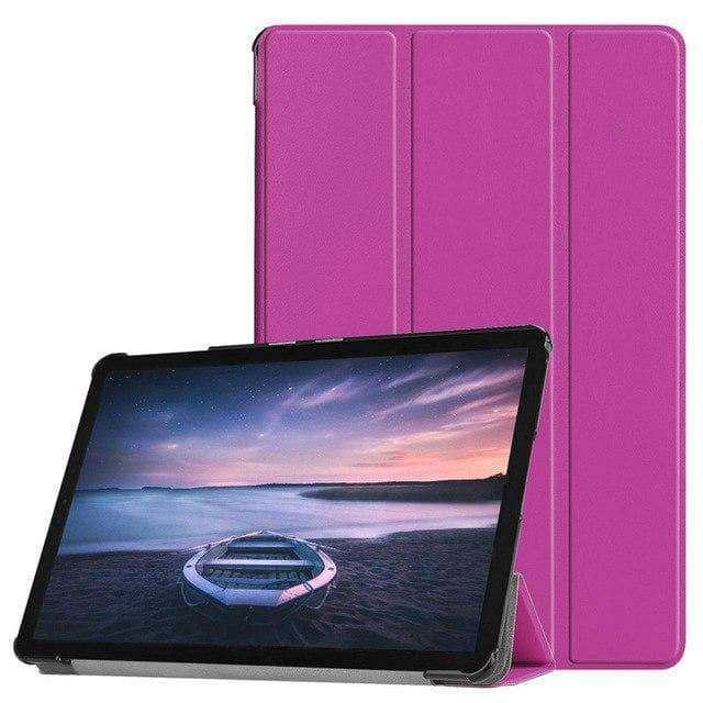 Leather Look Galaxy Tab S4 10.5 Smart Magnet Cover - CaseBuddy